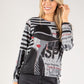 Soft Touch Graphic Knit Pullover