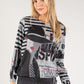 Soft Touch Graphic Knit Pullover