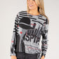 Soft Touch Graphic Knit Pullover