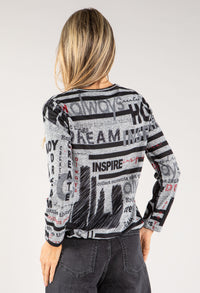 Soft Touch Graphic Knit Pullover