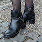 O Ring Detail Heeled Boot