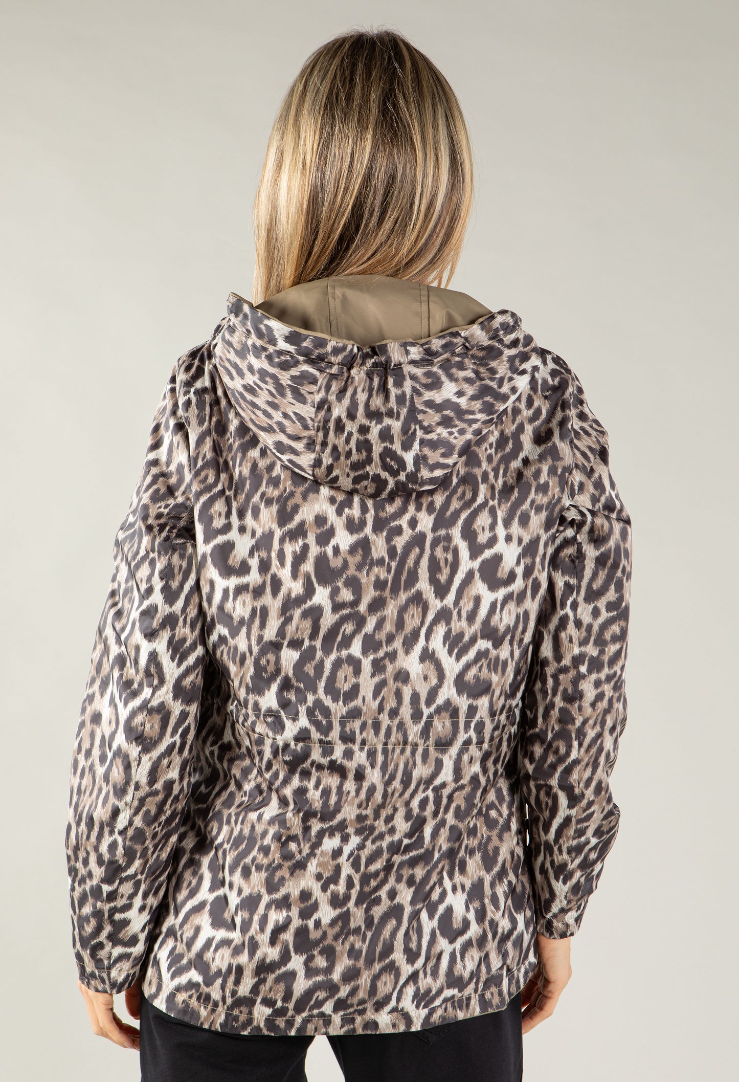 Leopard Print Lined Jacket