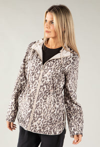 Leopard Print Lined Jacket