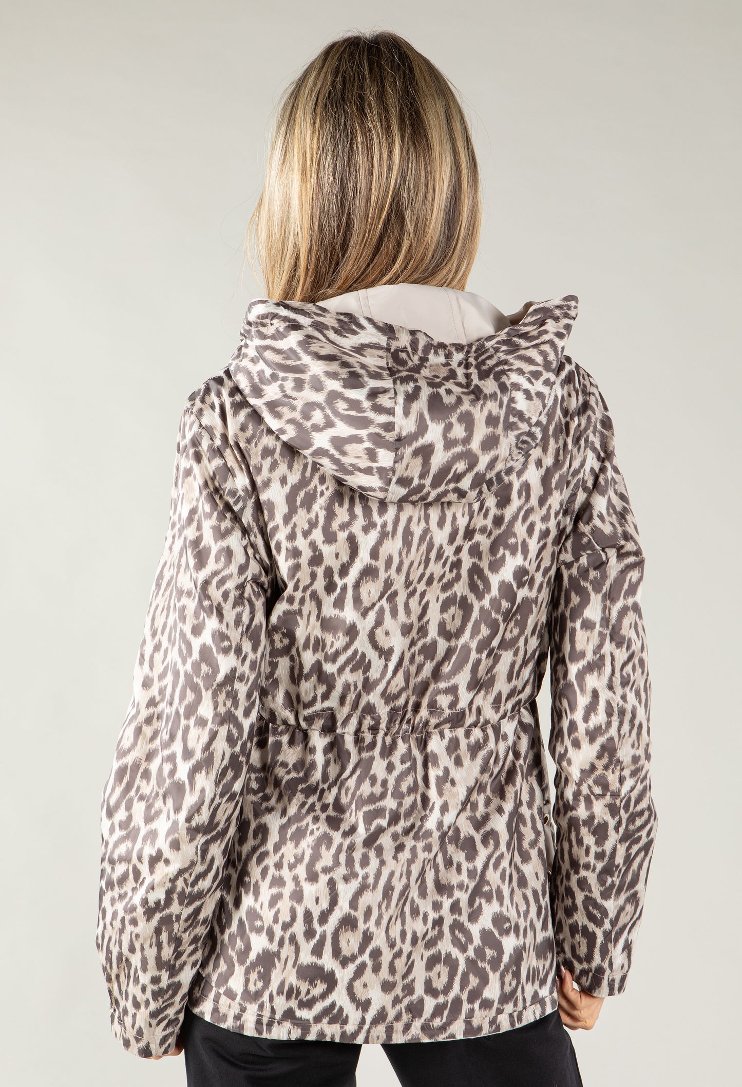 Leopard Print Lined Jacket