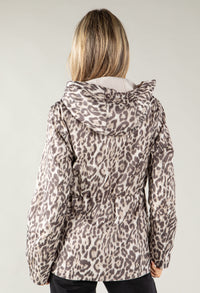 Leopard Print Lined Jacket