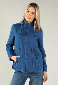 Denim Zip Up Jacket