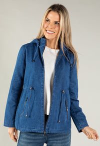 Denim Zip Up Jacket