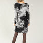 Long Sleeve Floral Shift Dress