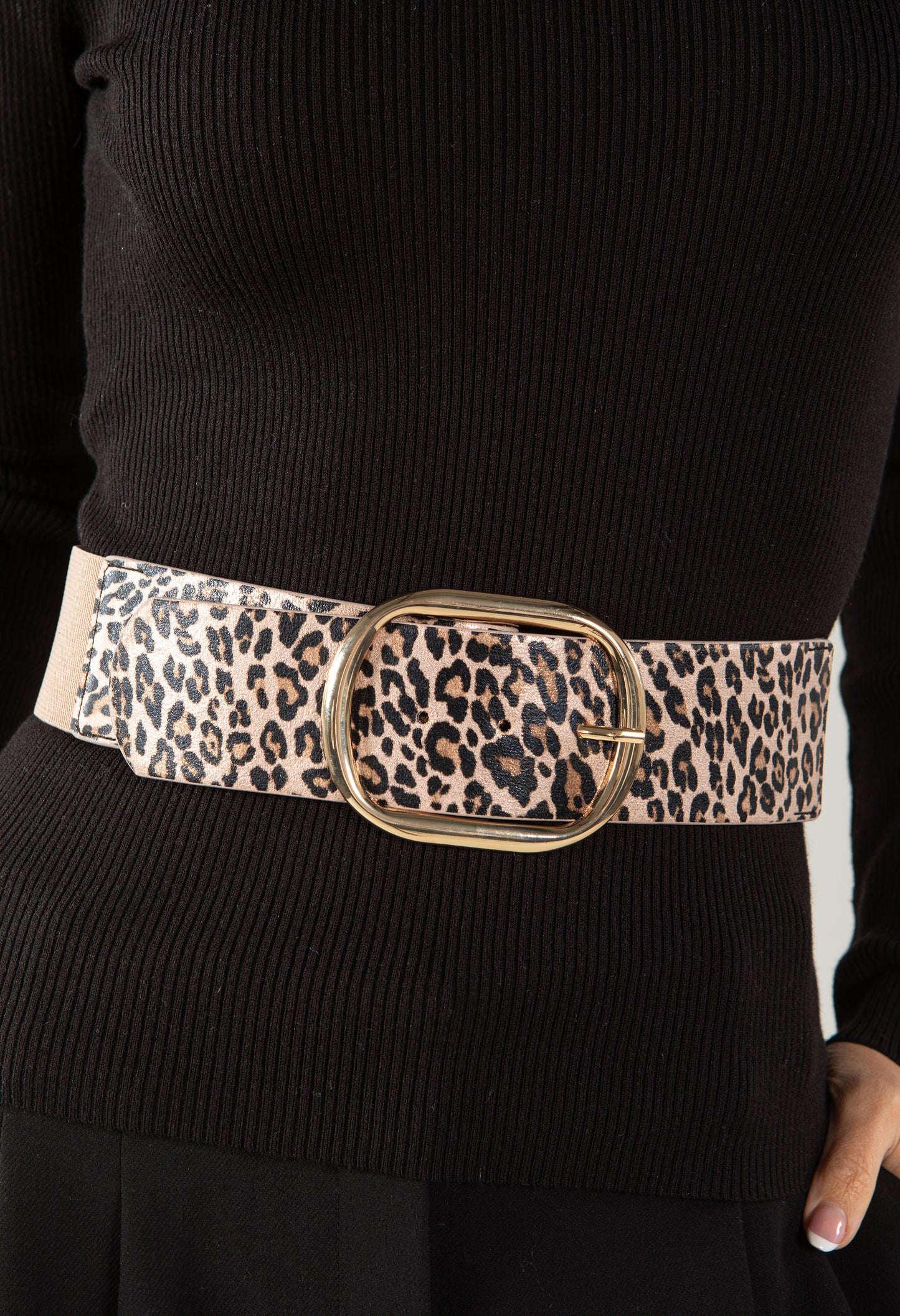 Leopard Print Waist Belt