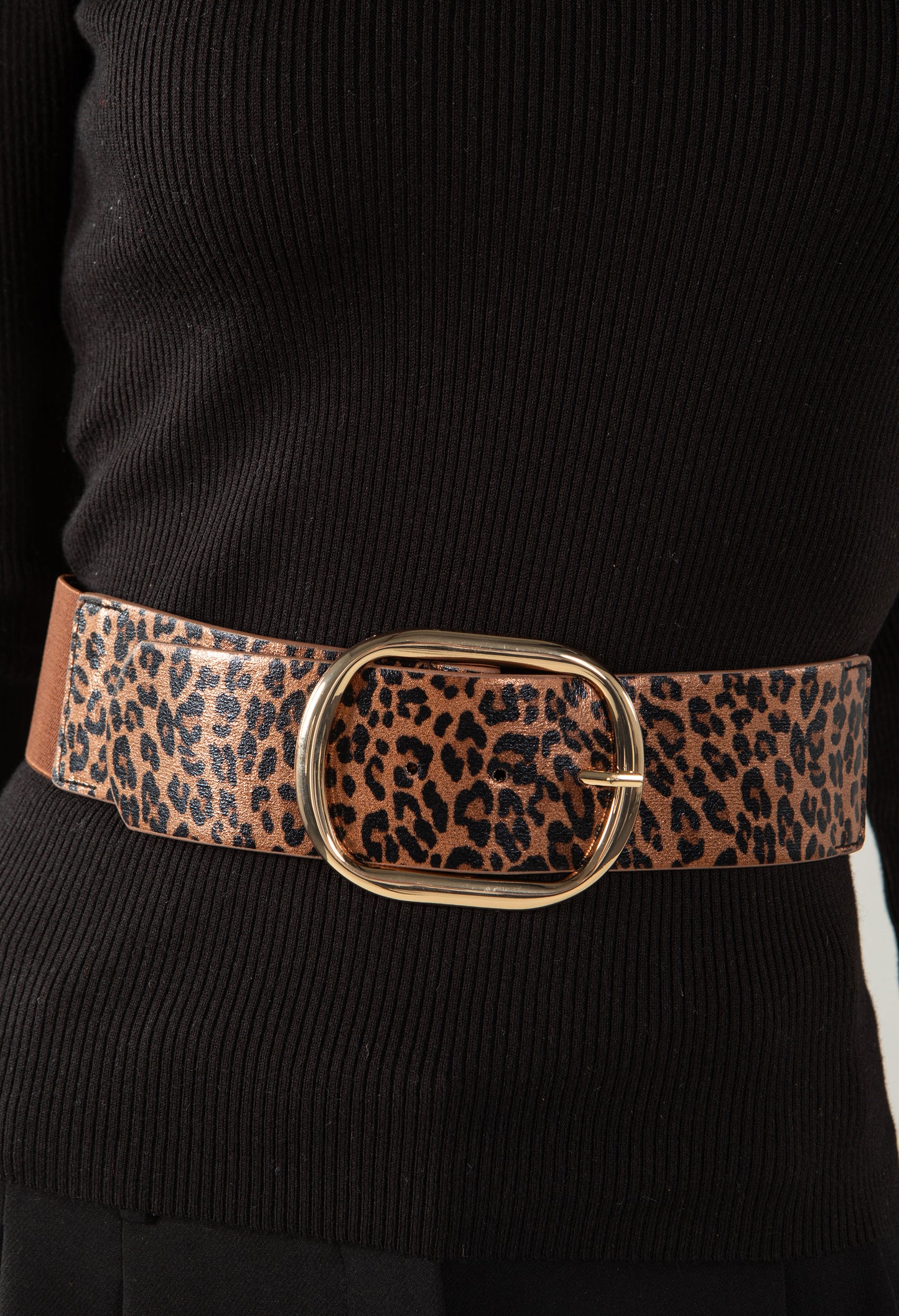 Leopard Print Waist Belt