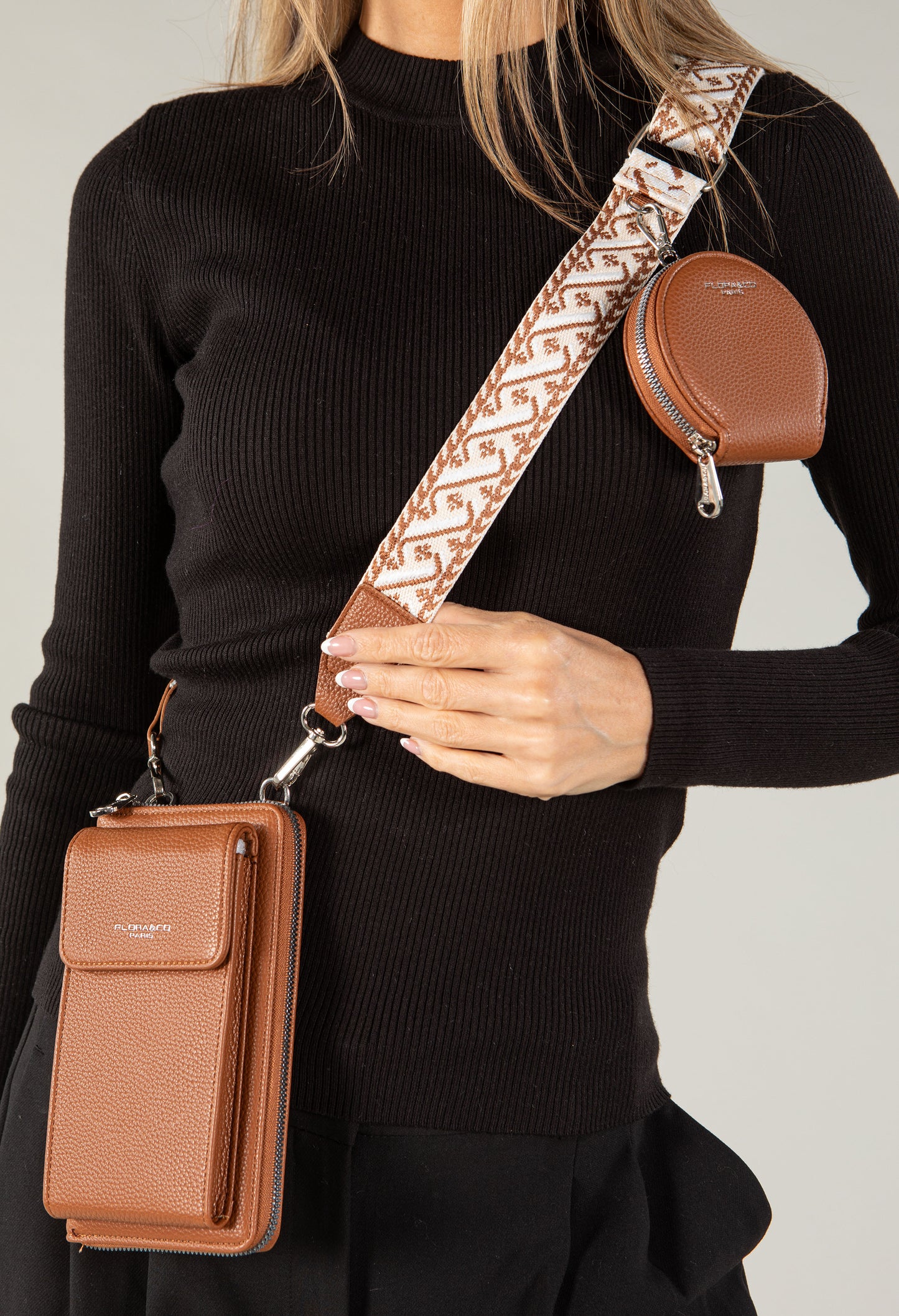 Multi-Pocket Cross Body Bag