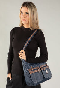 Multi Pocket Cross Body Bag