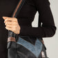 Faux Leather Cross-Body Bag