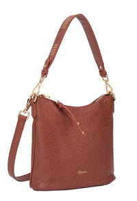 Multi Strap Faux Leather Shoulder Bag