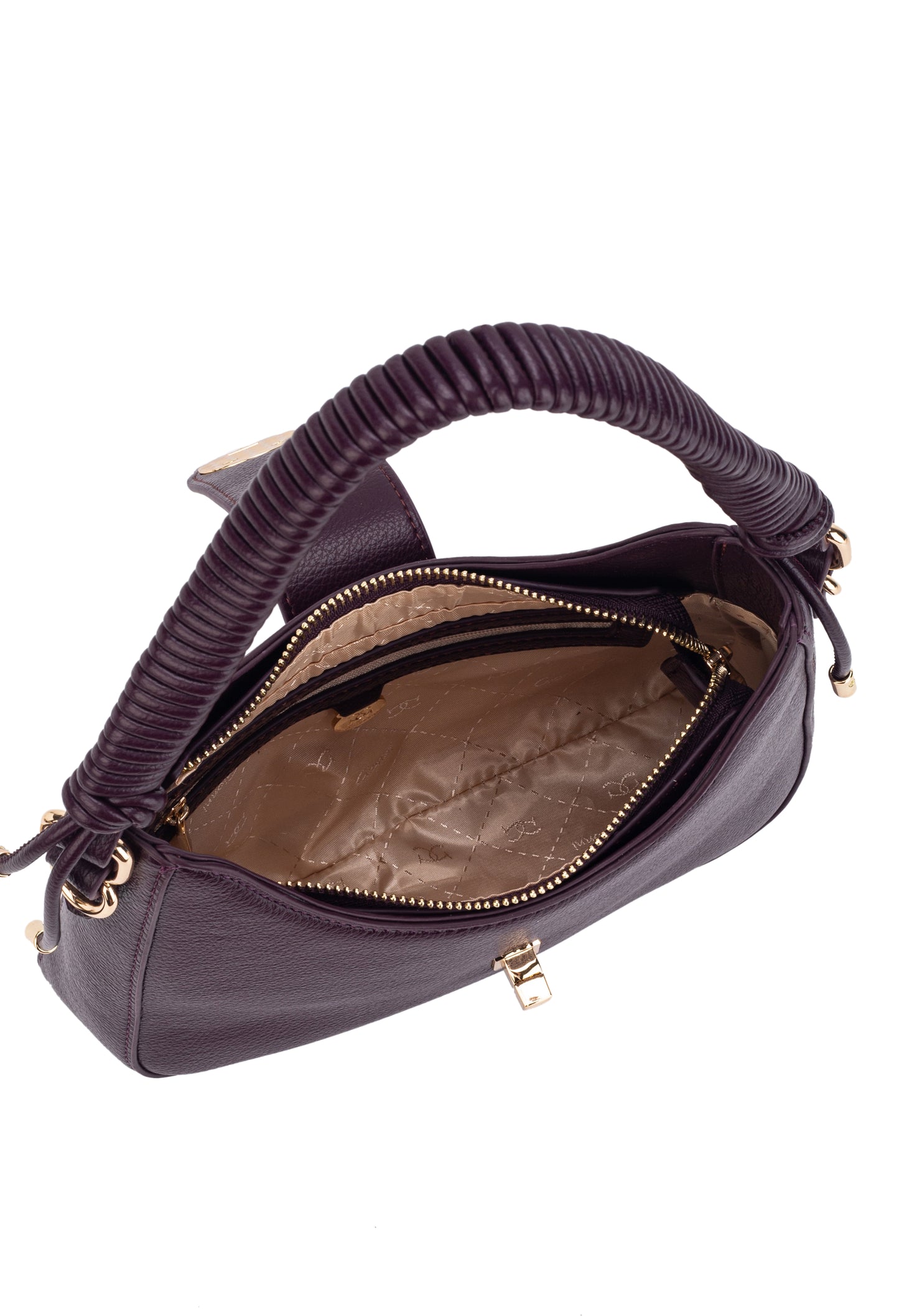 Faux Leather Shoulder Bag