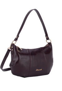 Faux Leather Shoulder Bag