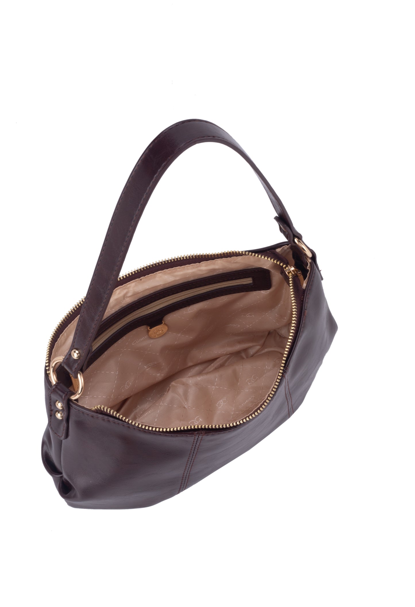 Faux Leather Shoulder Bag