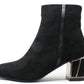 Metal Look Heeled Boot