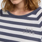 Celin Round Neck Stripe T-Shirt