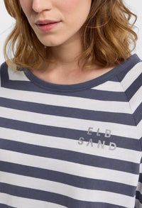 Celin Round Neck Stripe T-Shirt