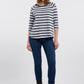 Celin Round Neck Stripe T-Shirt