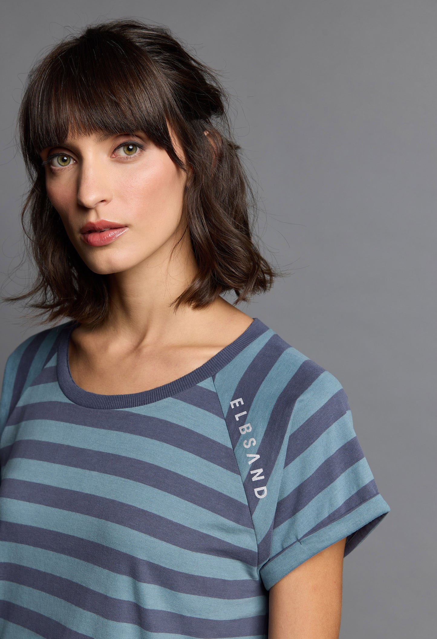 Celin Round Neck Stripe T-Shirt