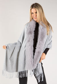 Faux Fur Shawl