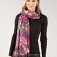 Artistic Floral Print Scarf