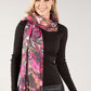 Artistic Floral Print Scarf