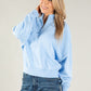 Half Zip Relaxed Sweatshirt