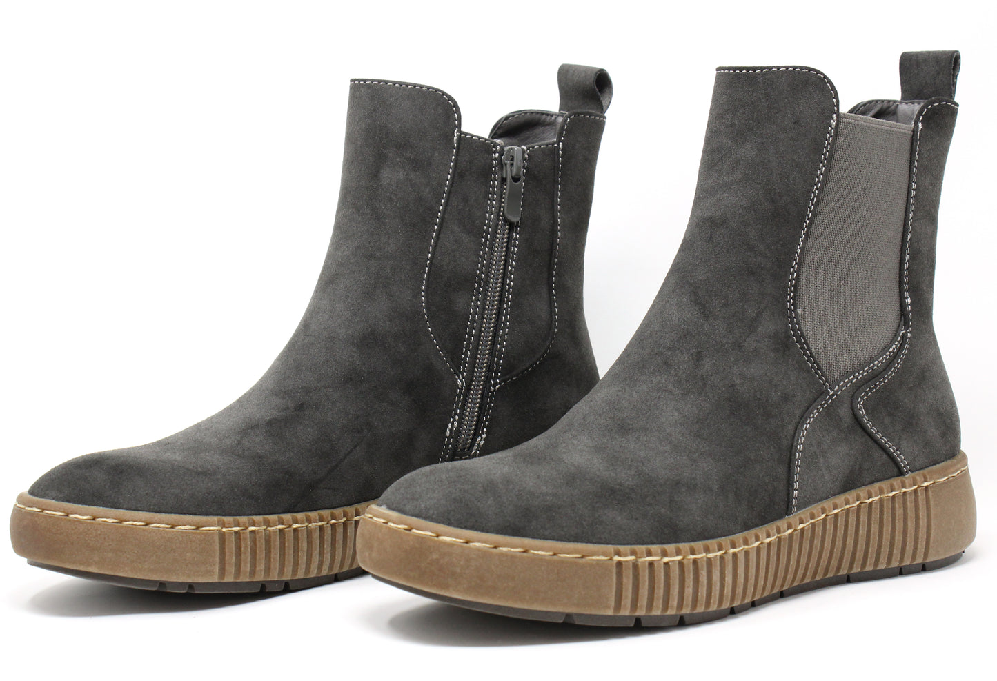 Nubuck Look Boot