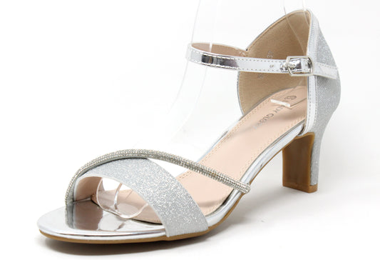 Diamante Strap Heel