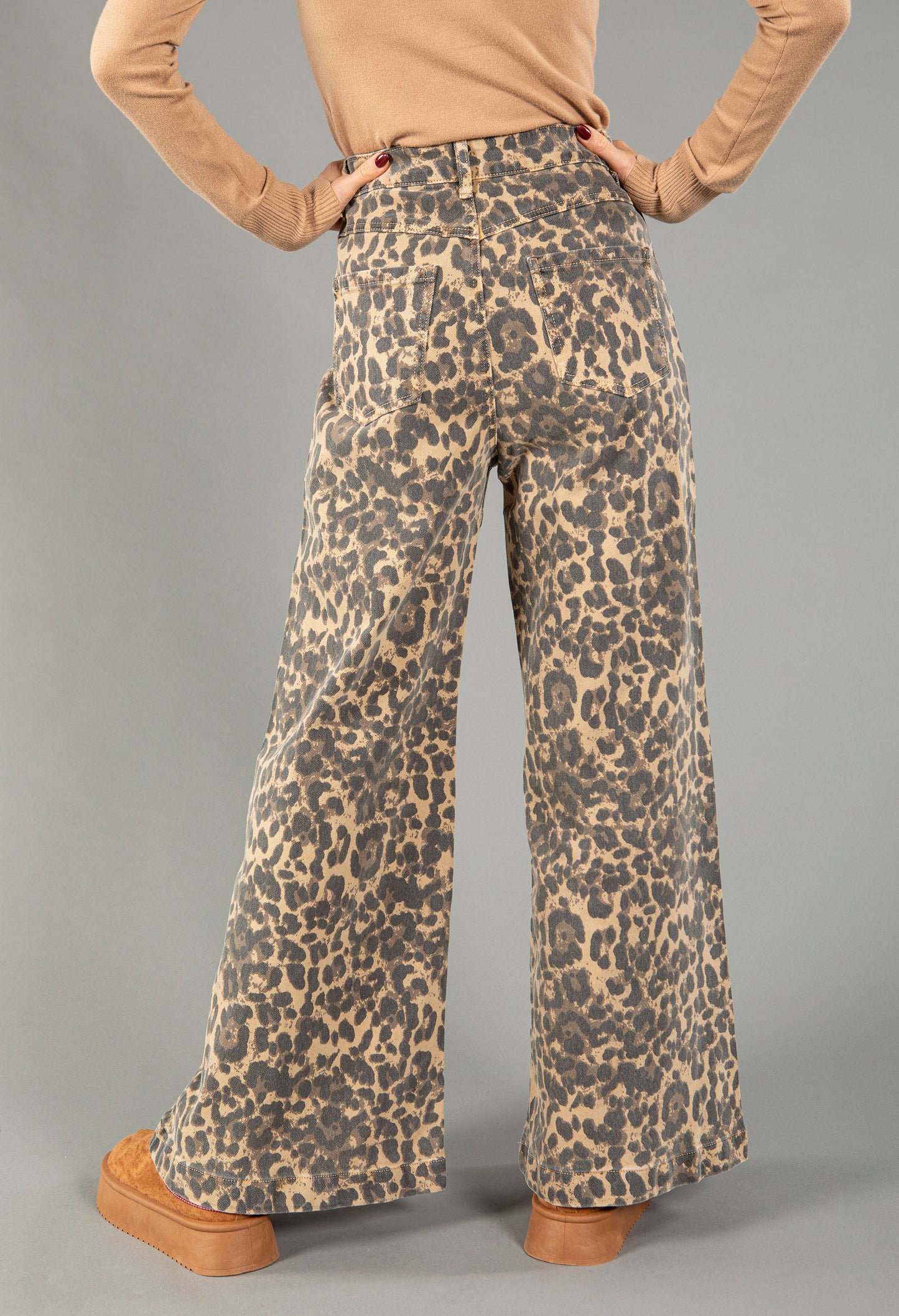 Leopard Print Jeans