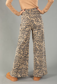 Leopard Print Jeans