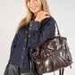 Faux Leather Hand Bag