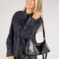 Soft Leather Asymmetrical Bag