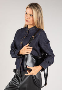 Soft Leather Asymmetrical Bag