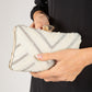 Pearl and Diamante Studded Clutch Bag