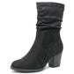 Ruched Boot Heel