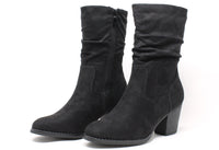 Ruched Boot Heel