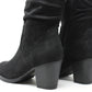 Ruched Boot Heel