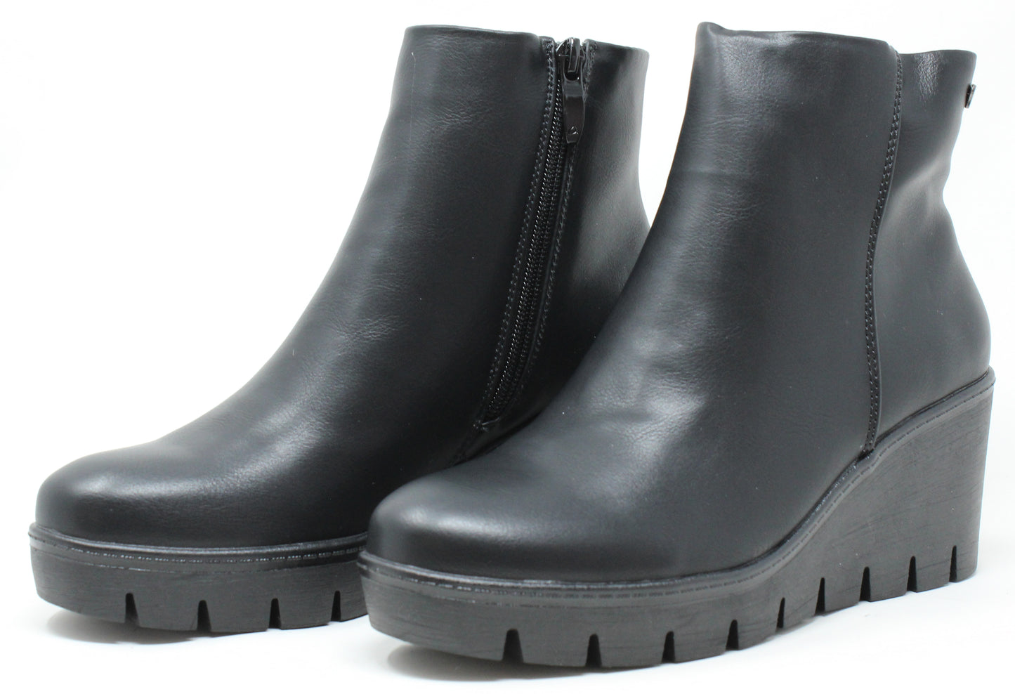 PU Wedge Boot