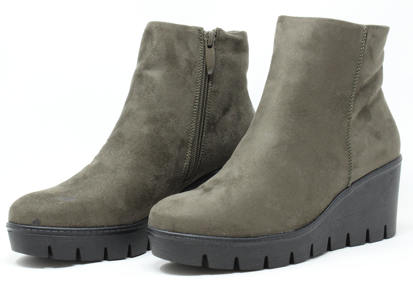 Microfibre Wedge Boot