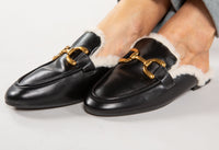 Faux Fur Lined Loafers