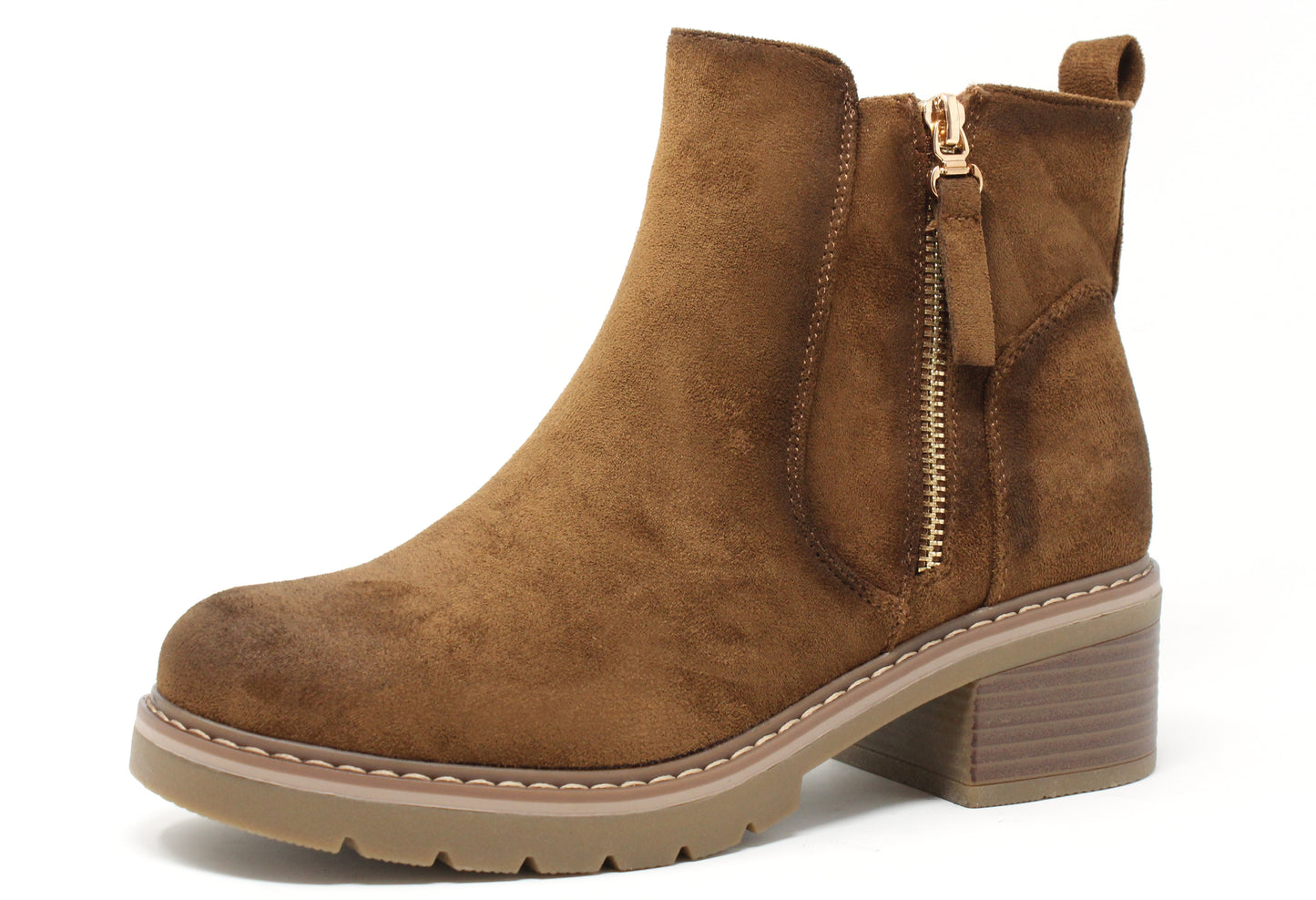 Microfibre Ankle Boot