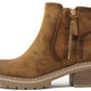 Microfibre Ankle Boot