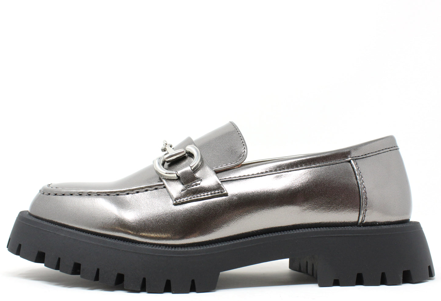 Metallic Platform Loafer