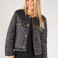 Gold Button Quilted Jacket