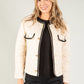 Gold Button Quilted Jacket