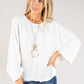 Batwing Top With Necklace